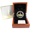 Image 1 : 2017 Canada $1 Commemorative Royal Visit - Parliament Building Gold Plated Fine Silver Dollar (Capsu