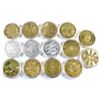 Image 2 : Group Lot of 14x Various Cryptocurrency Themed Plated Copper Rounds. 9 unique designs. 14pcs