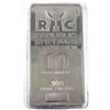 Image 1 : 10oz Republic Metals Corporation .999 Fine Silver Bar in Mint Plastic. (TAX Exempt)