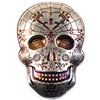 Image 1 : Monarch Precious Metals 10oz Day of the Dead Coloured Sugar Skull. (TAX Exempt)