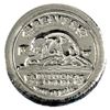 Image 1 : 2021 Beaver Bullion 5oz Hard At Work .999 Fine Poured Silver Round. (TAX Exempt)