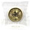 Image 1 : 2020 Canada 1/20oz .9999 Fine Gold Maple Leaf in Sealed Mint Plastic. (TAX Exempt)