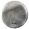 Image 2 : 3oz Beaver Bullion Antiqued Cobra with Enameled Eye .999 Fine Poured Silver Round. (TAX Exempt)