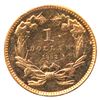 Image 1 : 1862 USA $1 Gold Coin UNC+ (Scratched).