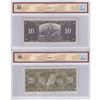 Image 2 : 1937 $10 & $20 Notes: 1937 $10 BC-24c, Coyne -Towers, HT 9040638 BCS VF-20 & 1937 $20 BC-25c, Coyne-