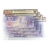 Image 1 : 4 x BEK Prefix Canada $10 Notes in sequential order - BEK9533188-191 BCS Certified AU-58 Original. 4