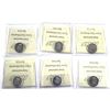 Image 2 : 10-cent 2000,2001P,2001P Volunteers, 2002P,2003P & 2003P New Effigy all ICCS Certified MS-66. 6pcs