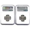 Image 2 : 2004P & 2008 Poppy 25-cent NGC Certified MS-67. 2pcs