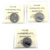 Image 2 : 2020 25-cent PF-66 UHC, 2020 Reverse PF 25-cent PF-66 & 2020 Caribou SP-67 all ICCS Certified. 3pcs