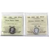Image 1 : 1986 & 2020 Coloured 10-cent ICCS Certified PF-67 Ultra Heavy Cameo . 2pcs