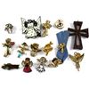 Image 1 : Lot of 15x Religious Pins with Mostly Angel Designs. See image for variety.