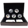 Image 1 : 2016 Canada $20 Majestic Animals 5-coin Set with deluxe case (No Tax) Comes with encapsulated coins,