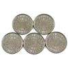 Image 2 : Lot of 5x Royal Canadian Mint Tokens of the Same 'Bubble Maple Leaf' Design