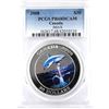 Image 1 : 2008 $30 Canadian Achievements - IMAX Sterling Silver Coin PCGS Certified PR-68 Deep Cameo. Very lit