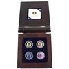 Image 1 : 2011-2012 Canada $5 Full Moons of the Algonquin Sterling Silver & Niobium 4-coin Set. Comes with all