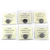 Image 2 : Lot of 6x Canada 10-cents: 2003WP MS-67 NBU, 2005P MS-67 NBU, 2007 Curve 7 MS-67 NBU, 2011 SP-67, 20