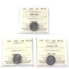 Image 1 : 2006 RCM Logo MS-66, 2007 MS-66 & 2017 Canada 150 MS-65 Canada 10-cent ICCS Certified. 3pcs