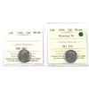 Image 1 : 1991 & 2000 Missing DH Canada 10-cent ICCS Certified MS-66. 2pcs