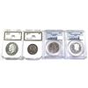 Image 1 : Lot of 4x USA 50-cents: 1973S PCI Certified PR-69 Deep Cameo, 1981-S Type 1  PCI Certified PR-68 Dee