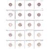 Image 1 : Estate lot of 1916-1965 Canada Silver 10-cent collection. You will receive 20 coins dated between 19