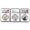 Image 1 : Set of 3x 2019 D-Day 75th anniversary NGC Certified coins PF-70 Ultra Cameo (Tax Exempt). You will r