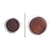 Image 2 : Lower Canada One Penny Token 1837 LC-9A1 & Low Canada token LC-22B. 2pcs