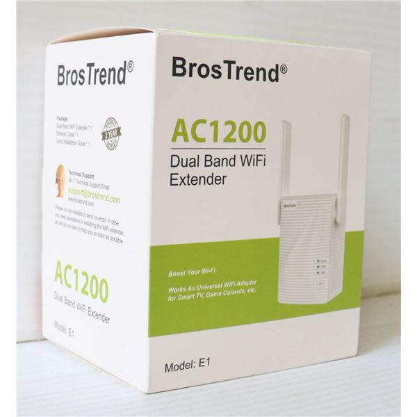 BROSTREND AC 1200 DUAL BAND WIFI EXTENDER