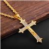 Image 1 : NEW GOLD PLATED CROSS CHAIN