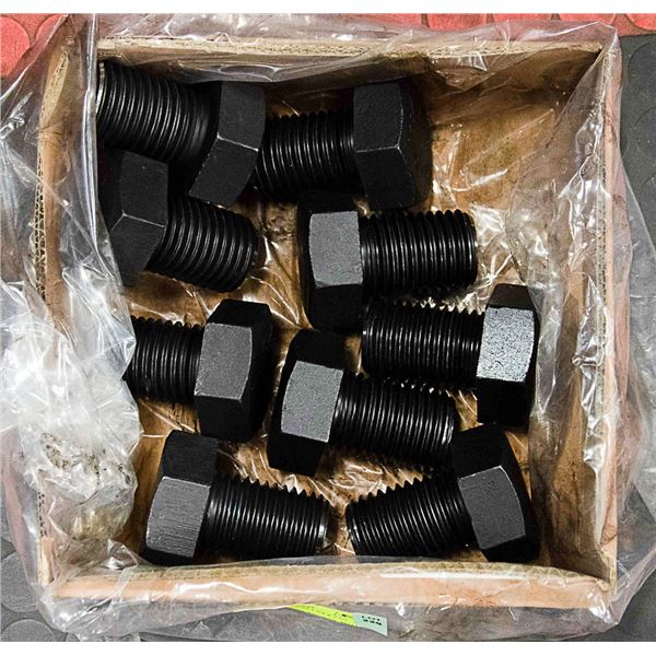 BOX OF 9 HEX BOLTS 1 3/4 X 2 1/2 GRADE 8