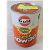 VINTAGE FULL GULF 10W30 MOTOR OIL