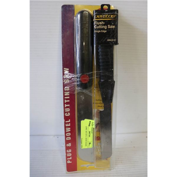 HANDSAWS- SET OF 2- NEW IN BOX