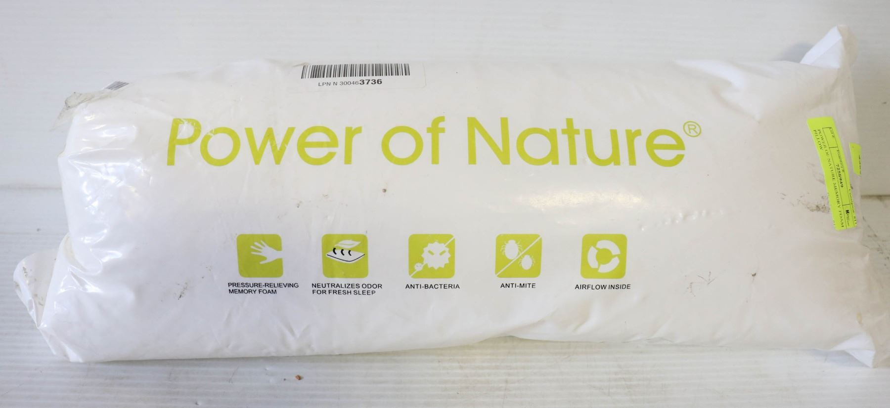 Power Of Nature Memory Foam Pillow Power Of Nature Memory Foam Pillow