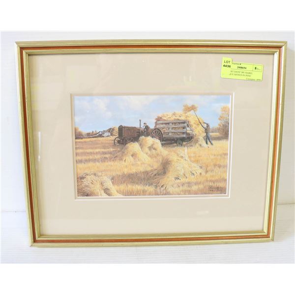  HARVEST DAYS  BY ISABEL LEVESQUE SIGNED IN PENC