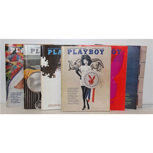 COLLECTION OF VINTAGE PLAYBOY MAGAZINES