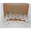 Image 1 : LOT OF SIX ELEGANT CRYSTAL GLASS