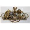 Image 1 : FLAT OF VINTAGE BRASS ITEMS