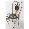 Image 1 : DECORATIVE MINITURE METAL GARDEN CHAIR 13" TALL
