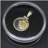 Image 1 : 21K NATURAL GOLD NUGGETS IN BEZEL 1.1G TOTAL WEIGH