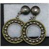 Image 1 : PAIR OF VINTAGE .925 STERLING SILVER EARRINGS