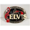 Image 1 : ELVIS THE KING BELT BUCKLE