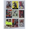 9 CARD PATRICK ROY NHL HOCKEY.  HALL OF FAME