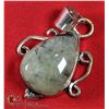 Image 1 : #177- NATURAL PREHNITE PENDANT