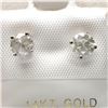 Image 1 : MZ6-9 14K  DIAMOND (I-2,I-J) EARRINGS