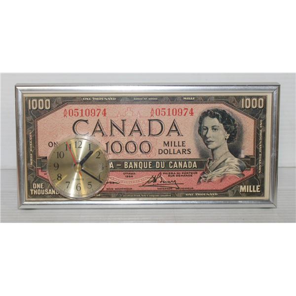 VINTAGE QUARTZ $1000 DOLLAR BILL