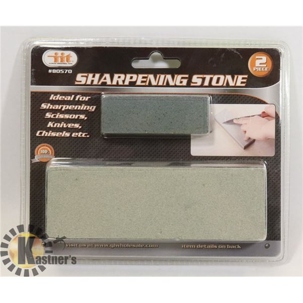 NEW 2PC SHARPENING STONE SET