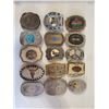 Image 1 : COLLECTORS LOT OF OIL FIELD & MORE BELT BUCKLES