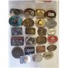 Image 1 : COLLECTORS LOT OF OIL FIELD & MORE BELT BUCKLES