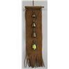 Image 1 : LEATHER WALL DECORE WITH BELLS WINDCHIMMES STYLE