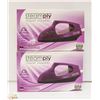 Image 1 : 2 STEAMPLY PURPLE TRAVEL STEAMERS