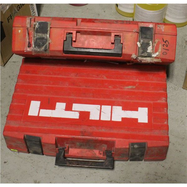 PAIR OF HILTI TOOL CASES